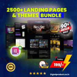 2500+ Landing Pages & Theme Bundle - Digital Product