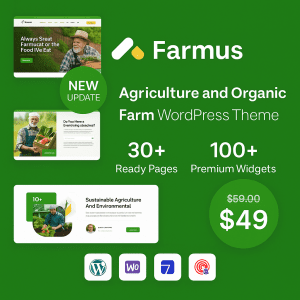 Farmus – Agriculture and Organic Farm WordPress Theme