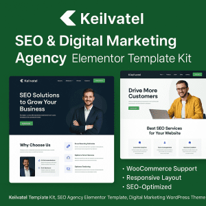 Keilvatel – SEO & Digital Marketing Agency Elementor Template Kit