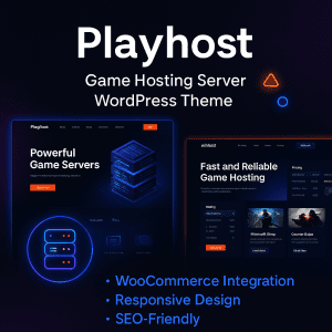 Playhost – Game Hosting Server WordPress Theme