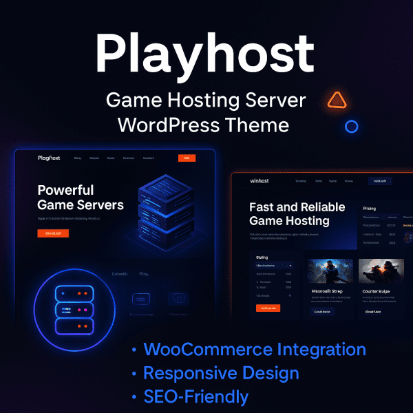 Playhost – Game Hosting Server WordPress Theme