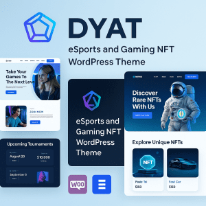 DYAT – eSports and Gaming NFT WordPress Theme