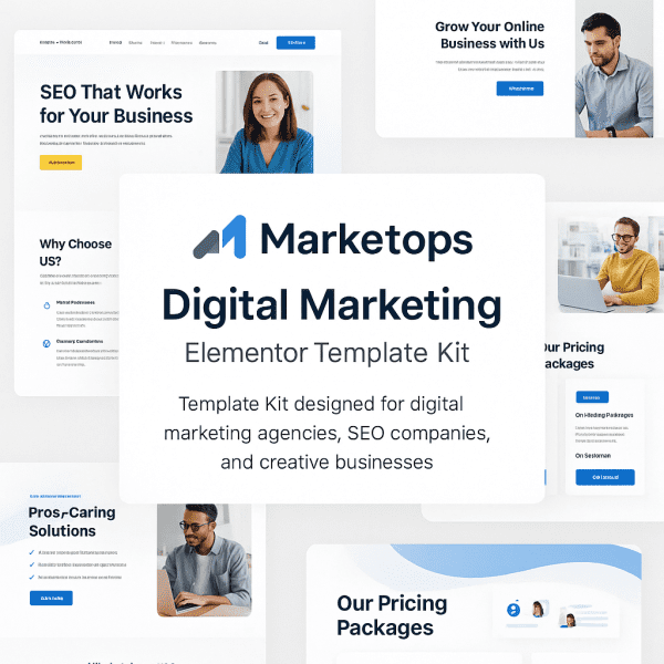 Marketops – Digital Marketing Elementor Template Kit