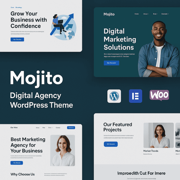Mojito – Digital Agency WordPress Theme