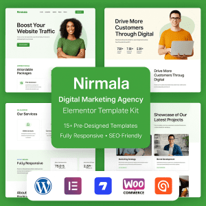 Nirmala – Digital Marketing Agency Elementor Template Kit