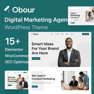 Obour – Digital Marketing Agency WordPress Theme