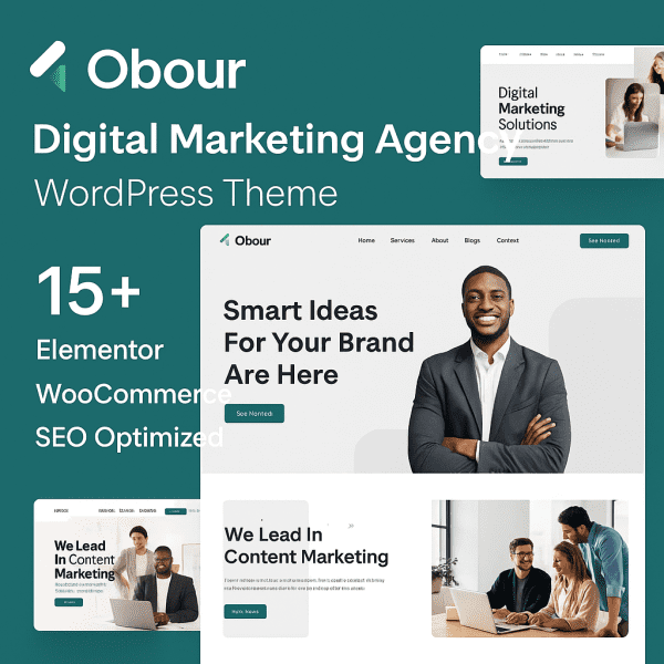Obour – Digital Marketing Agency WordPress Theme