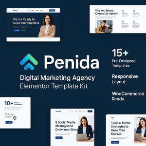 Penida – Digital Marketing Agency Elementor Template Kit