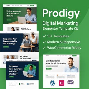 Prodigy – Digital Marketing Elementor Template Kit