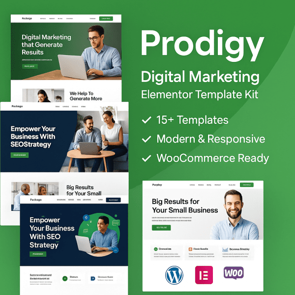 Prodigy – Digital Marketing Elementor Template Kit