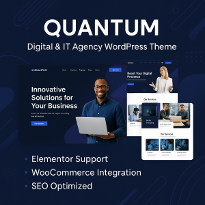 Quantum – Digital & IT Agency WordPress Theme