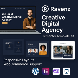 Ravenz – Creative Digital Agency Elementor Template Kit