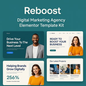 Reboost – Digital Marketing Agency Elementor Template Kit