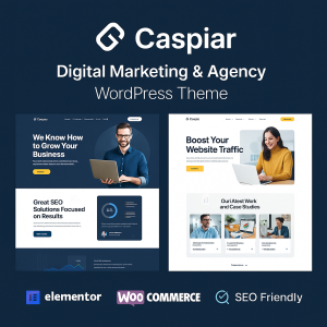 Caspiar – Digital Marketing & Agency WordPress Theme
