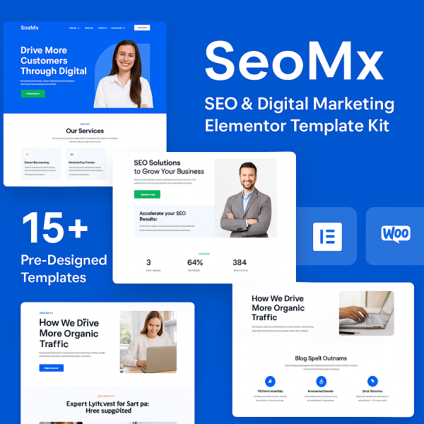 SeoMx – SEO & Digital Marketing Elementor Template Kit