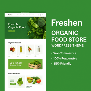 Freshen – Organic Food Store WordPress Theme