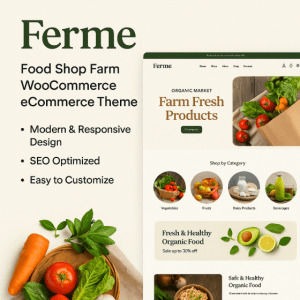 Foodano – Food Shop & Marketplace WordPress Theme