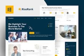 Riserank – Digital Marketing Agency Elementor Template Kit
