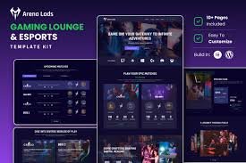 Arena Lads – eSports & Gaming Elementor Template Kit