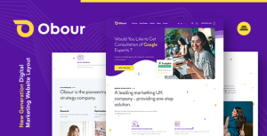 Obour – Digital Marketing Agency WordPress Theme